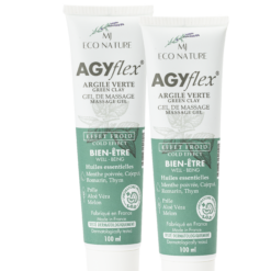 AGYflex® Gel Massage (kit 2x 100ml) pour agir immédiatement et durablement sur les zones sensibles